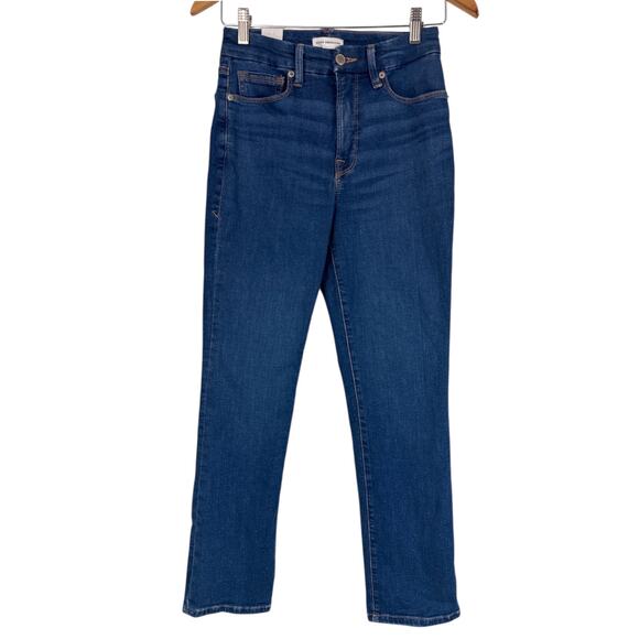 NWT Good American Good Legs Straight Mid-Rise Jeans Blue007 Women’s 4 / 27 - Picture 3 of 10